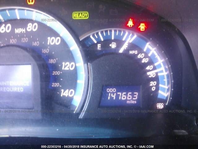 4T1BD1FK2CU027317 - 2012 TOYOTA CAMRY HYBRID/LE/XLE 黄色 照片 7