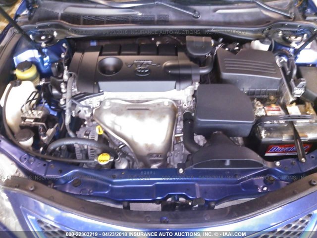 4T1BF3EK1BU681084 - 2011 TOYOTA CAMRY SE/LE/XLE BLUE photo 10