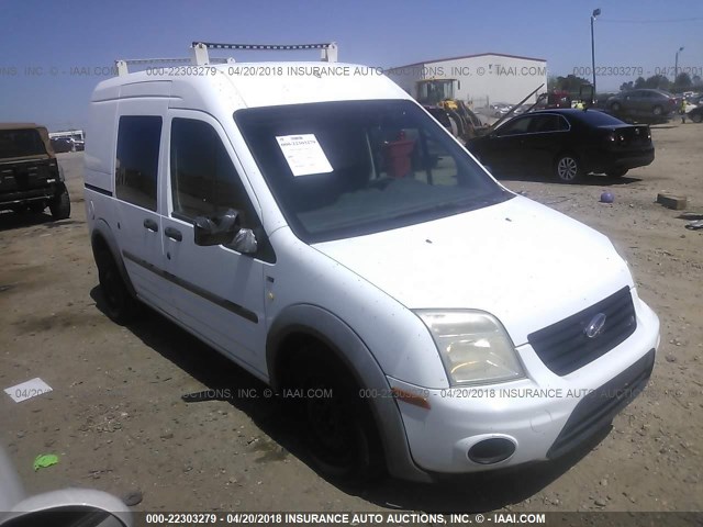 NM0LS7BN7BT043936 - 2011 FORD TRANSIT CONNECT XLT WHITE photo 1