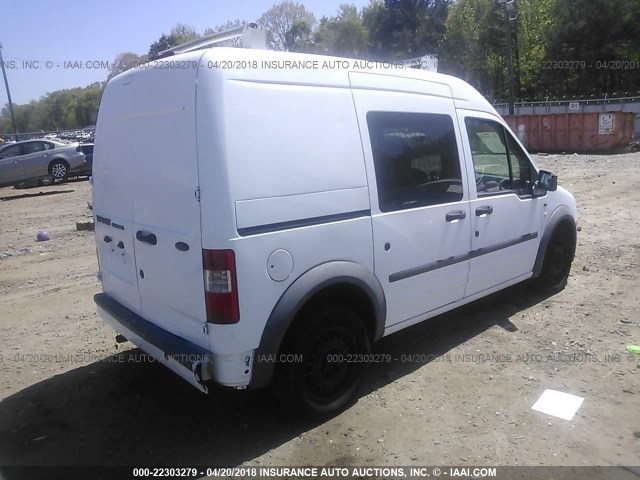 NM0LS7BN7BT043936 - 2011 FORD TRANSIT CONNECT XLT WHITE photo 4