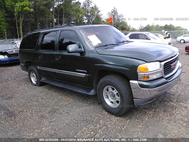 1GKFK16T51J188168 - 2001 GMC YUKON XL K1500 GREEN photo 1