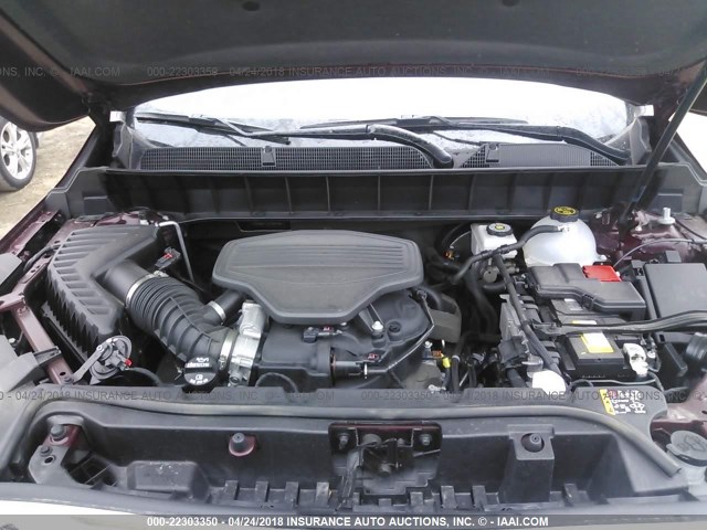 1GKKNULS7JZ145794 - 2018 GMC ACADIA SLT-1 Czerwony zdjęcie 10