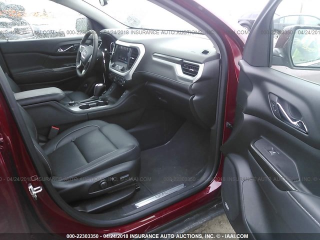 1GKKNULS7JZ145794 - 2018 GMC ACADIA SLT-1 Czerwony zdjęcie 5