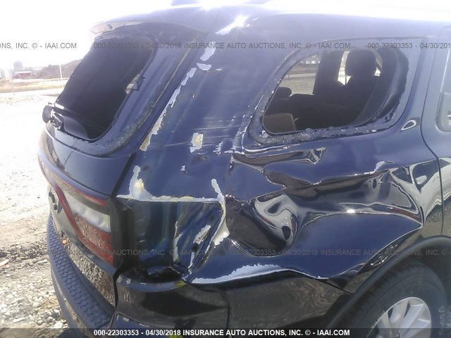 1C4RDJAGXEC349458 - 2014 DODGE DURANGO SXT BLUE photo 6