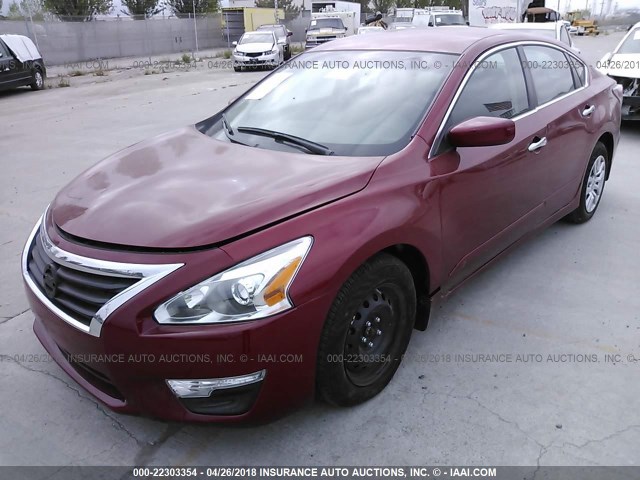 1N4AL3AP9EC415242 - 2014 NISSAN ALTIMA 2.5/S/SV/SL BURGUNDY photo 2