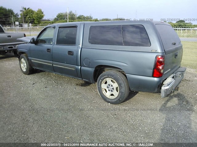 2GCEC13T561244684 - 2006 CHEVROLET SILVERADO C1500 BLUE photo 3