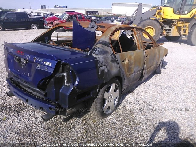 1G1ZW531X6F167195 - 2006 CHEVROLET MALIBU SS 蓝色 照片 4
