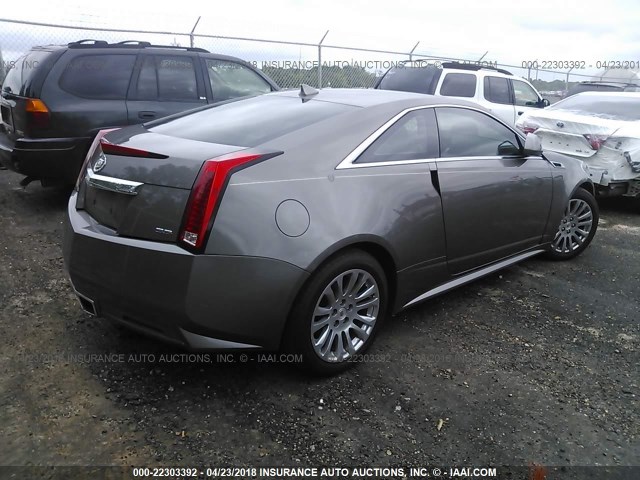 1G6DK1E33C0127675 - 2012 CADILLAC CTS PERFORMANCE COLLECTION GRAY photo 4