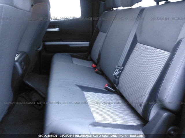 5TFRM5F13HX119933 - 2017 TOYOTA TUNDRA DOUBLE CAB SR/SR5 BLACK photo 8