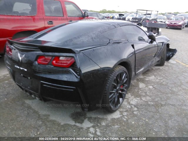 1G1YD2D78F5117209 - 2015 CHEVROLET CORVETTE STINGRAY/2LT BLACK photo 4