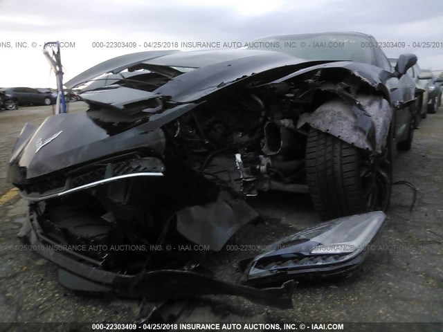 1G1YD2D78F5117209 - 2015 CHEVROLET CORVETTE STINGRAY/2LT BLACK photo 6