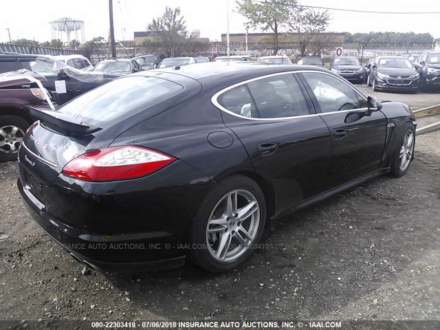 WP0AB2A77AL062176 - 2010 PORSCHE PANAMERA S/4 BLACK photo 4