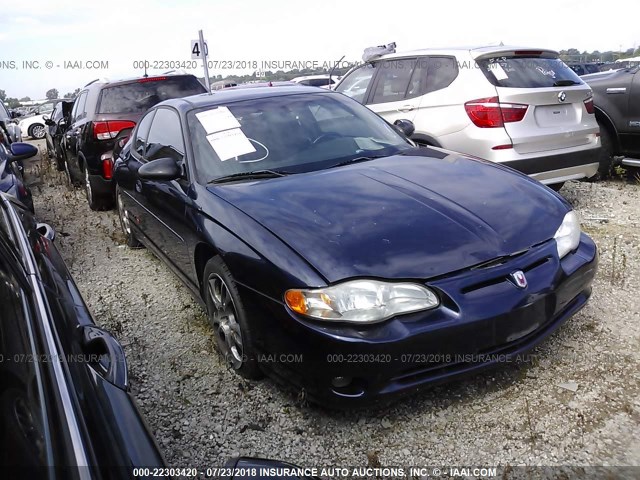 2G1WX15K029234002 - 2002 CHEVROLET MONTE CARLO SS 蓝色 照片 1
