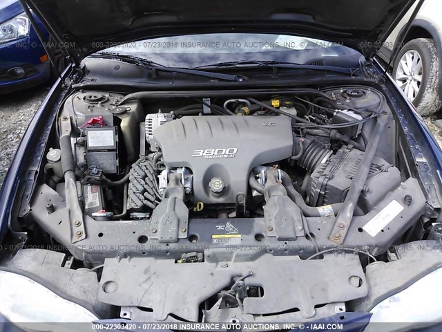 2G1WX15K029234002 - 2002 CHEVROLET MONTE CARLO SS 蓝色 照片 10