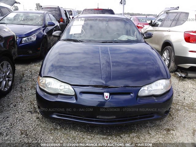 2G1WX15K029234002 - 2002 CHEVROLET MONTE CARLO SS 蓝色 照片 6