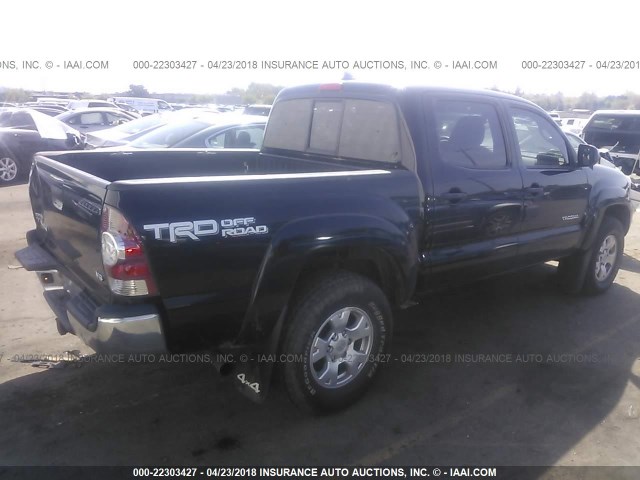 3TMLU4EN1FM181712 - 2015 TOYOTA TACOMA DOUBLE CAB/TRD PRO BLACK photo 4