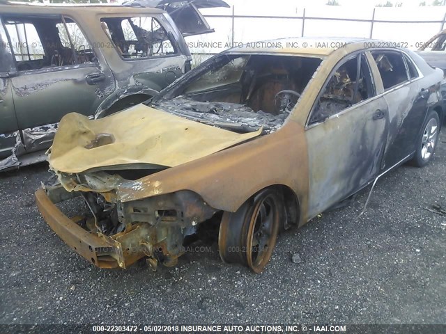 1G1ZC5EB5AF296694 - 2010 CHEVROLET MALIBU 1LT 黑色 照片 2