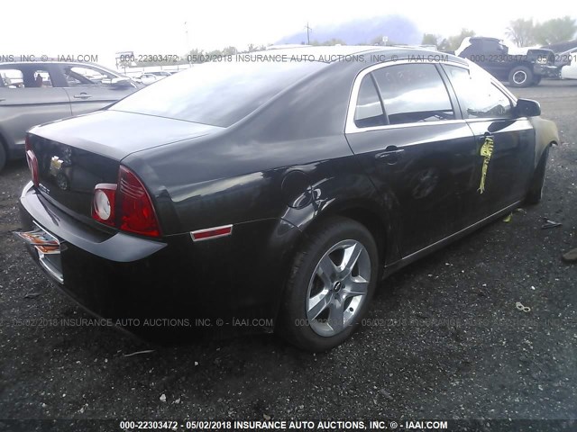 1G1ZC5EB5AF296694 - 2010 CHEVROLET MALIBU 1LT 黑色 照片 4