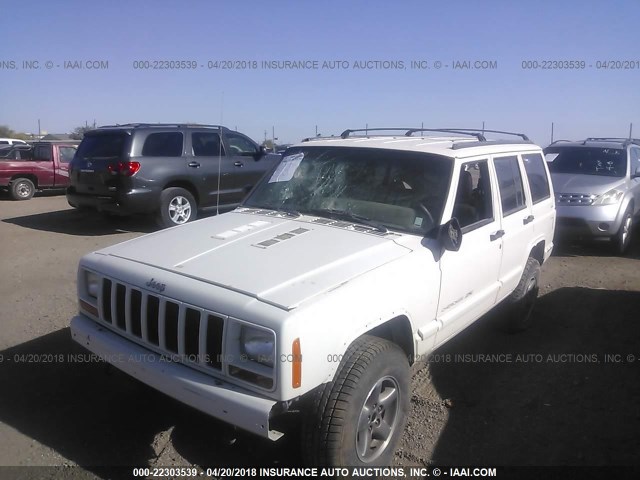 1J4FJ68S9WL202451 - 1998 JEEP CHEROKEE SPORT/CLASSIC WHITE photo 2