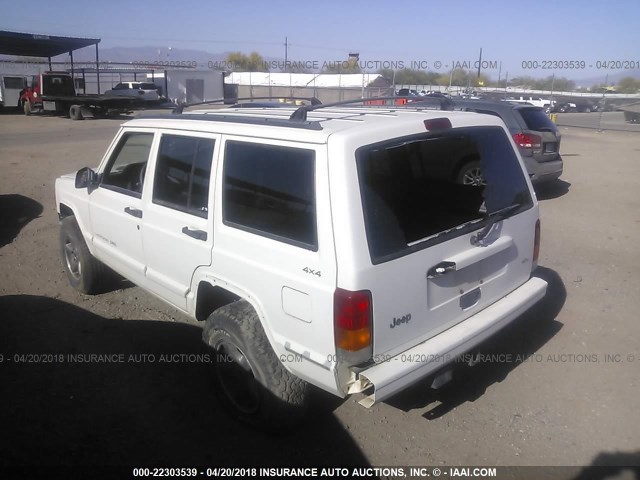 1J4FJ68S9WL202451 - 1998 JEEP CHEROKEE SPORT/CLASSIC თეთრი ფოტო 3