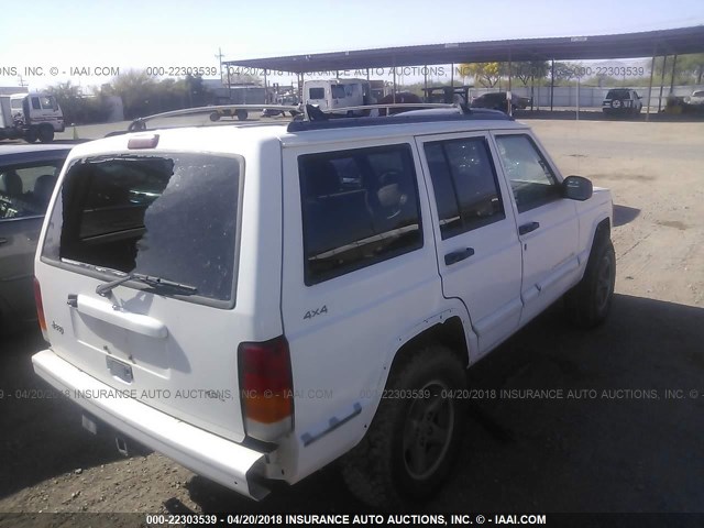 1J4FJ68S9WL202451 - 1998 JEEP CHEROKEE SPORT/CLASSIC თეთრი ფოტო 4