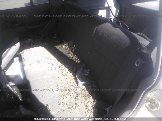 1J4FJ68S9WL202451 - 1998 JEEP CHEROKEE SPORT/CLASSIC თეთრი ფოტო 8
