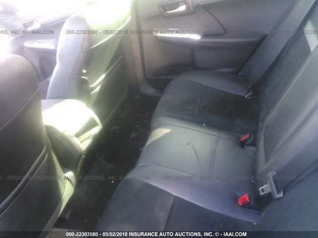 4T1BF1FKXCU616738 - 2012 TOYOTA CAMRY SE/LE/XLE Қара фото 8