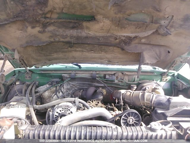 2FTHF25FXRCA49271 - 1994 FORD F250 GREEN photo 10