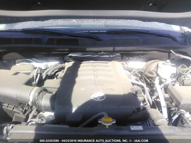 5TFGY5F17HX215365 - 2017 TOYOTA TUNDRA CREWMAX 1794/PLATINUM 银色 照片 10