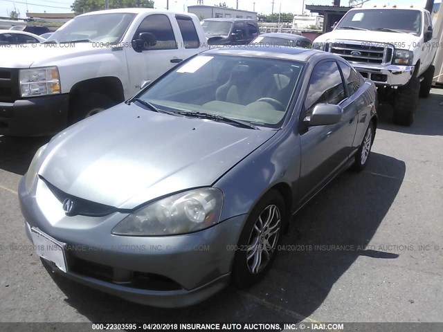 JH4DC548X6S020628 - 2006 ACURA RSX GREEN photo 2