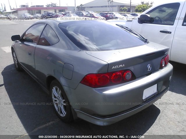 JH4DC548X6S020628 - 2006 ACURA RSX GREEN photo 3