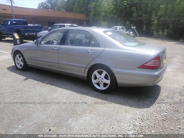 WDBNG70J44A415470 - 2004 MERCEDES-BENZ S 430 Champagne photo 3
