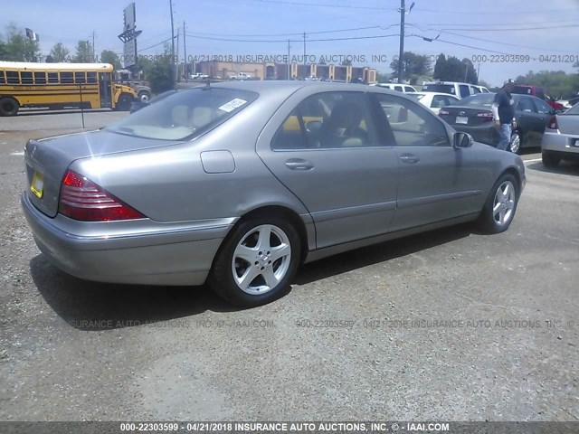 WDBNG70J44A415470 - 2004 MERCEDES-BENZ S 430 Champagne photo 4