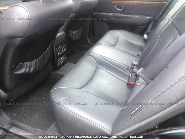 KNALD124165088329 - 2006 KIA AMANTI BLACK photo 8