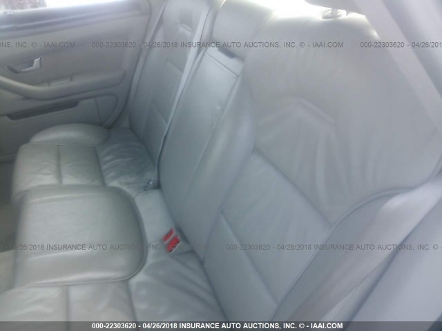 WAUML44E85N016301 - 2005 AUDI A8 L QUATTRO BLUE photo 8