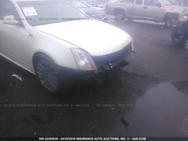 1G6DP5EDXB0111912 - 2011 CADILLAC CTS PREMIUM COLLECTION WHITE photo 6
