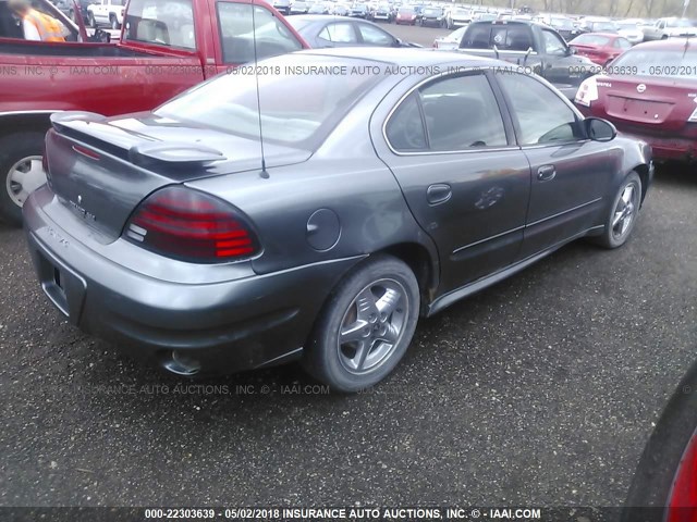 1G2NF52E04M672461 - 2004 PONTIAC GRAND AM SE1 GRAY photo 4