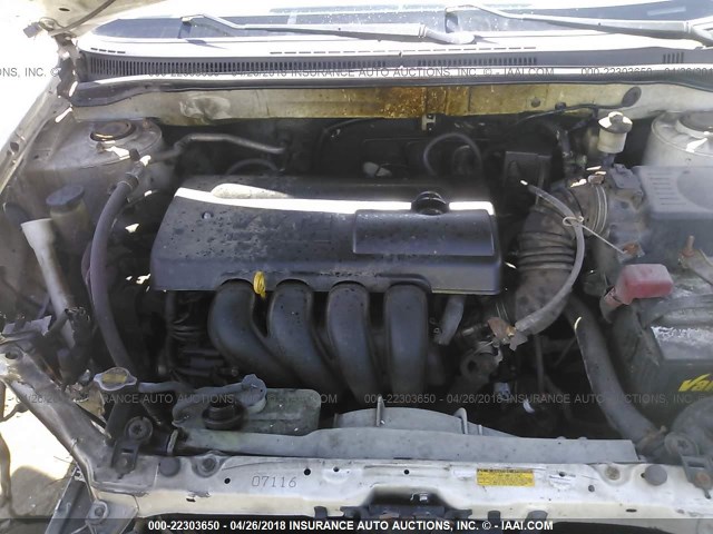 2T1BR32E04C301288 - 2004 TOYOTA COROLLA CE/LE/S WHITE photo 10