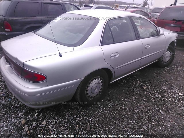 2G4WS52J041260203 - 2004 BUICK CENTURY CUSTOM SILVER photo 4