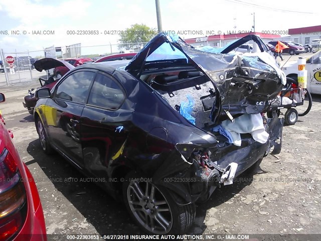 JTKDE167170172795 - 2007 TOYOTA SCION TC 黑色 照片 3