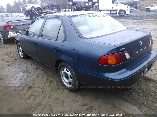 2T1BR12E6YC350554 - 2000 TOYOTA COROLLA VE/CE/LE 青色 照片 3