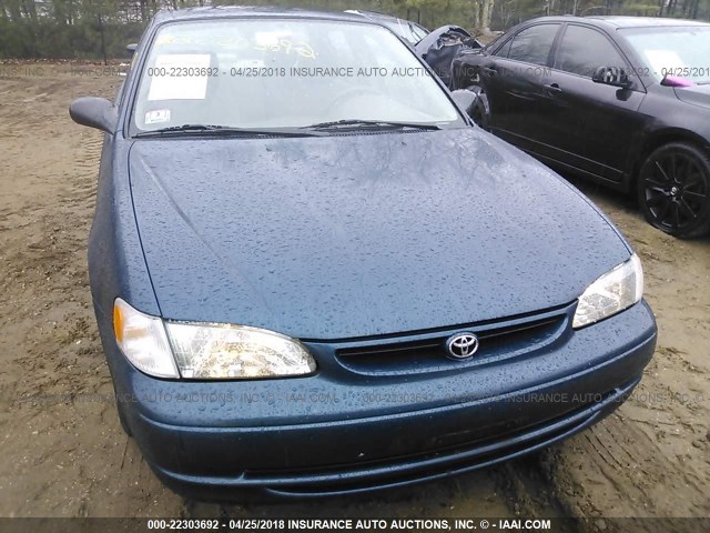 2T1BR12E6YC350554 - 2000 TOYOTA COROLLA VE/CE/LE 青色 照片 6