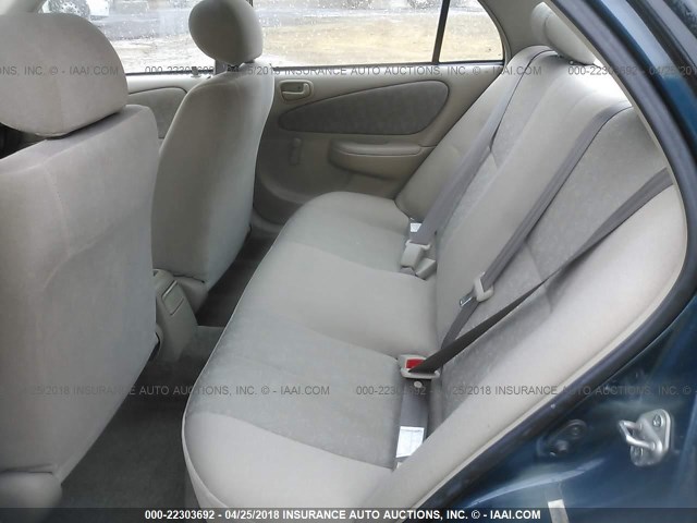 2T1BR12E6YC350554 - 2000 TOYOTA COROLLA VE/CE/LE 青色 照片 8