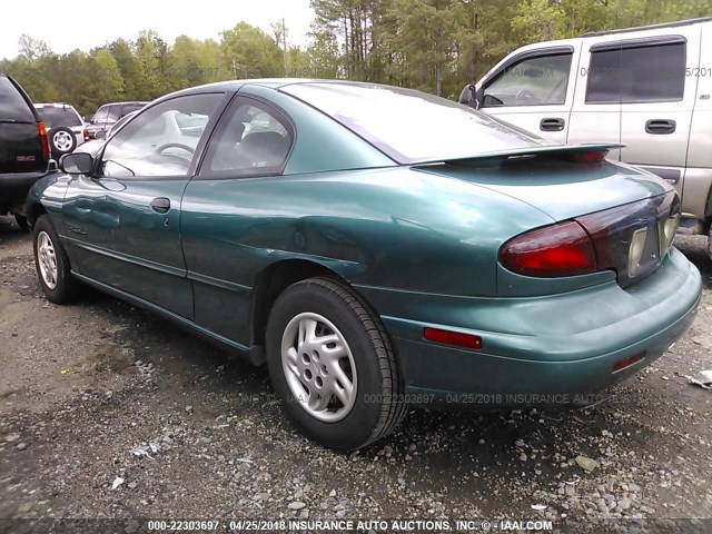 3G2JB1248VS865792 - 1997 PONTIAC SUNFIRE SE GREEN photo 3