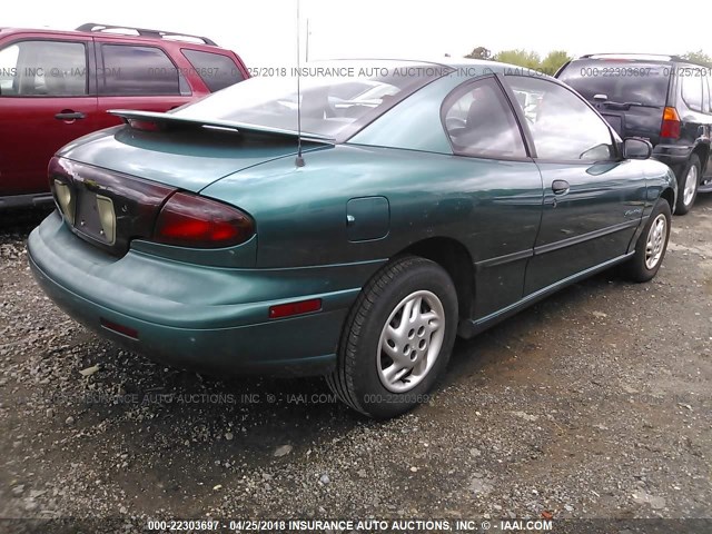 3G2JB1248VS865792 - 1997 PONTIAC SUNFIRE SE GREEN photo 4