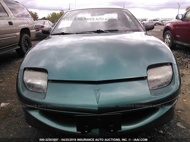 3G2JB1248VS865792 - 1997 PONTIAC SUNFIRE SE GREEN photo 6