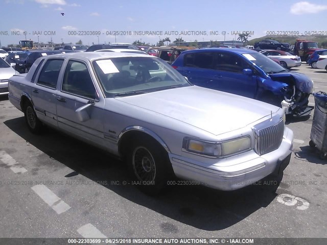 1LNLM81W0VY633606 - 1997 LINCOLN TOWN CAR EXECUTIVE Silber Foto 1