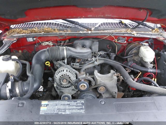 3GCEC14XX7G164923 - 2007 CHEVROLET SILVERADO C1500 CLASSIC RED photo 10