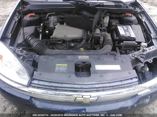 1G1ZT52825F175801 - 2005 CHEVROLET MALIBU LS ლურჯი ფოტო 10