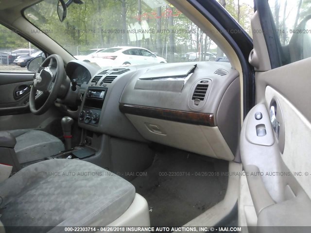 1G1ZT52825F175801 - 2005 CHEVROLET MALIBU LS ლურჯი ფოტო 5